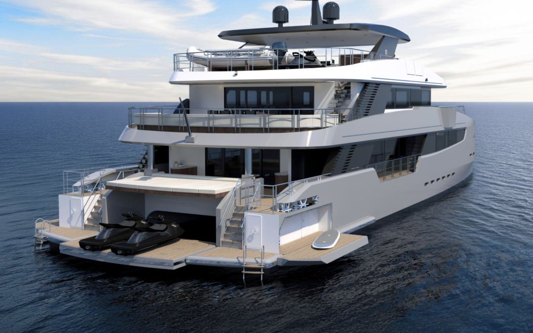 Camper & Nicholsons appointed worldwide agent for CLC115 tri-deck catamaran superyacht